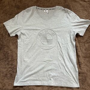 BMW Grey V-Neck T-Shirt